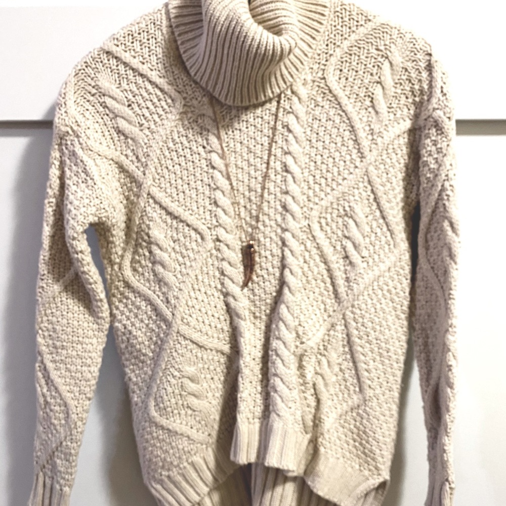 BKE open back sweater